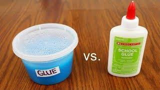 Homemade Glue vs. Store Bought Glue! Can Homemade Glue make Slime?