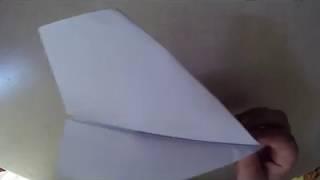 how to make an easy paper plane