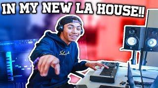 Making A Trap Beat In My NEW LA House!!! (Making A Beat From Scratch In LA Fl Studio 12)