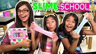 Making Slime For School - She Can STEM : So Chatty // GEM Sisters