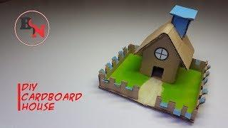 Cardboard House - How To Make a Small Cardboard House - DIY Cardboard House