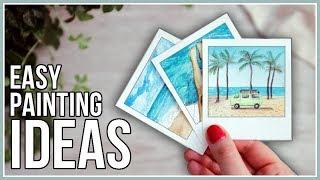 Summer Watercolor Painting Ideas for Beginners
