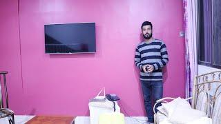 How to do wall painting. (Urdu/Hindi)