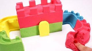 HOW TO MAKE A CASTLE WITH KINETIC SAND ???? Very Satisfying and Relaxing Videos For Kids