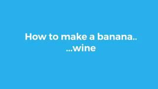 HOW TO MAKE A BANANA WINE!!