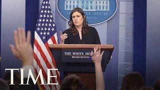Sarah Sanders Delivers The First White House Press Briefing Of The New Year | TIME