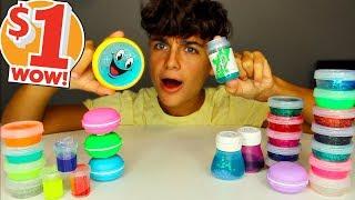 $1 SLIME PACKAGE UNBOXING! SLIME SHOP REVIEW! (SATISFYING SLIME)