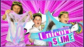 DIY GLITTER SLIME!  How to Make MAGICAL UNICORN SLIME with Tiny Foam Beads!