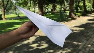 How to make a paper airplane that flies far  | easy airplane #14