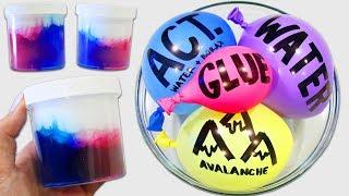 Making Satisfying Avalanche Slime with Balloons!