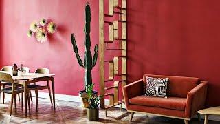 Red walls in the interior | Home Painting Design