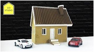 How To Make a Beautiful House From Cardboard - Simple DIY | Cardboard House - Go Studio