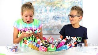 3 Colors of Glue Slime Challenge!!! New Colors!!!
